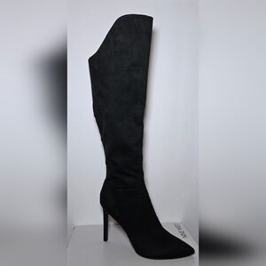 NINE WEST Teleena2 Knee High Heel Stiletto Boots Size 8M Color Black NIB